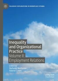 Cover image: Inequality and Organizational Practice 9783030116460