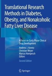 Omslagafbeelding: Translational Research Methods in Diabetes, Obesity, and Nonalcoholic Fatty Liver Disease 2nd edition 9783030117474