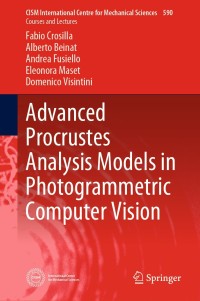 Imagen de portada: Advanced Procrustes Analysis Models in Photogrammetric Computer Vision 9783030117597