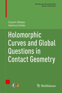 Titelbild: Holomorphic Curves and Global Questions in Contact Geometry 9783030118020