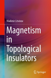 Cover image: Magnetism in Topological Insulators 9783030120528