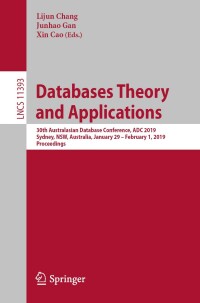 Immagine di copertina: Databases Theory and Applications 9783030120788