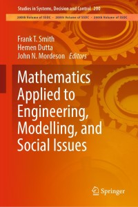 Cover image: Mathematics Applied to Engineering, Modelling, and Social Issues 9783030122317