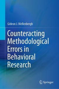 Titelbild: Counteracting Methodological Errors in Behavioral Research 9783319743523