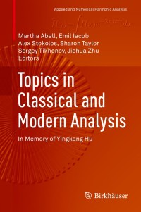 Imagen de portada: Topics in Classical and Modern Analysis 9783030122768