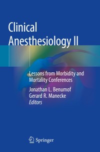 Cover image: Clinical Anesthesiology II 9783030123635