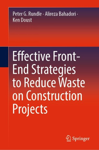 Cover image: Effective Front-End Strategies to Reduce Waste on Construction Projects 9783030123987