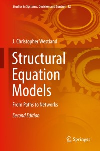 Cover image: Structural Equation Models 2nd edition 9783030125073