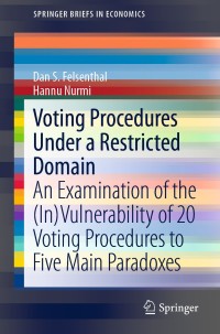 表紙画像: Voting Procedures Under a Restricted Domain 9783030126261
