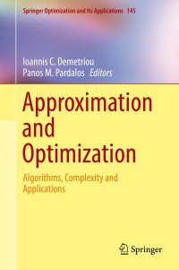 Imagen de portada: Approximation and Optimization 9783030127664