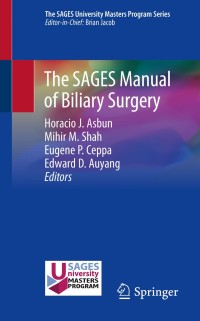 Cover image: The SAGES Manual of Biliary Surgery 9783030132750