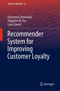 Cover image: Recommender System for Improving Customer Loyalty 9783030134372
