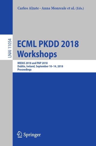 Imagen de portada: ECML PKDD 2018 Workshops 9783030134624