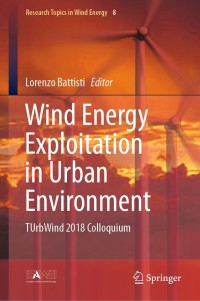 Cover image: Wind Energy Exploitation in Urban Environment 9783030135300