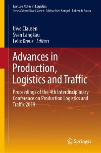 Cover image: Advances in Production, Logistics and Traffic 9783030135348