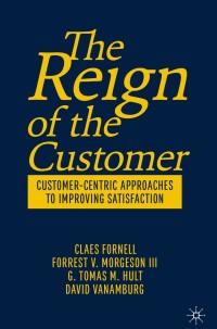 Omslagafbeelding: The Reign of the Customer 9783030135614
