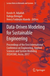 Cover image: Data-Driven Modeling for Sustainable Engineering 9783030136963