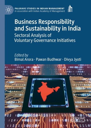 Cover image: Business Responsibility and Sustainability in India 9783030137151