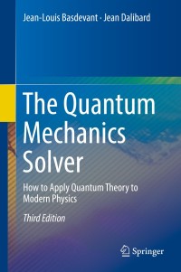 Imagen de portada: The Quantum Mechanics Solver 3rd edition 9783030137236