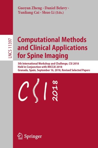 Imagen de portada: Computational Methods and Clinical Applications for Spine Imaging 9783030137359