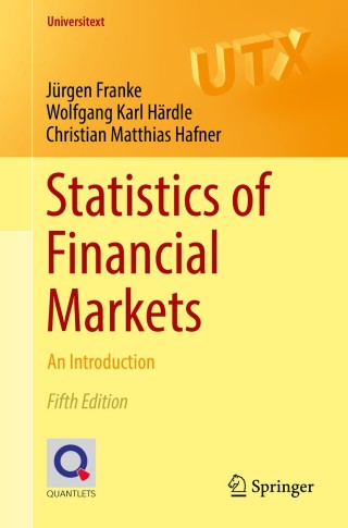 Cover image: Statistics of Financial Markets 5th edition 9783030137502