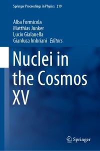 Cover image: Nuclei in the Cosmos XV 9783030138752