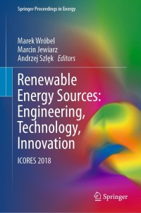 Cover image: Renewable Energy Sources: Engineering, Technology, Innovation 9783030138875