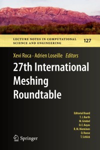 Immagine di copertina: 27th International Meshing Roundtable 9783030139919