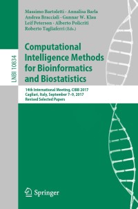 Cover image: Computational Intelligence Methods for Bioinformatics and Biostatistics 9783030141592