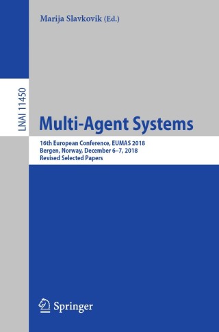 Cover image: Multi-Agent Systems 9783030141738