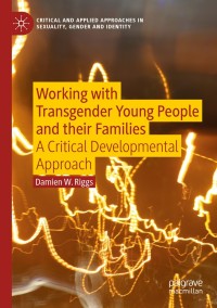Imagen de portada: Working with Transgender Young People and their Families 9783030142308