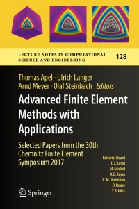 Cover image: Advanced Finite Element Methods with Applications 9783030142438