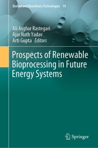 Omslagafbeelding: Prospects of Renewable Bioprocessing in Future Energy Systems 9783030144623