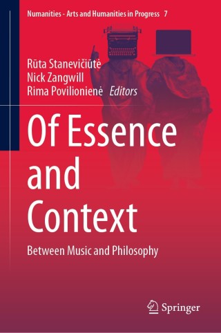 Imagen de portada: Of Essence and Context 9783030144708