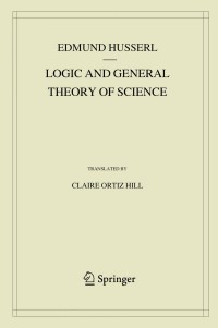 Imagen de portada: Logic and General Theory of Science 9783030145286