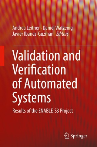 Omslagafbeelding: Validation and Verification of Automated Systems 9783030146276