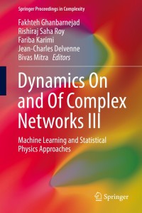 Cover image: Dynamics On and Of Complex Networks III 9783030146825