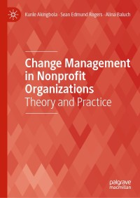 Cover image: Change Management in Nonprofit Organizations 9783030147730