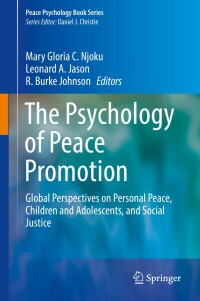 Imagen de portada: The Psychology of Peace Promotion 9783030149420
