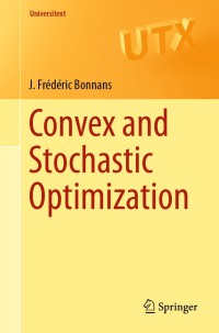 Cover image: Convex and Stochastic Optimization 9783030149765