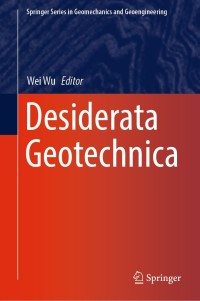 Cover image: Desiderata Geotechnica 9783030149864