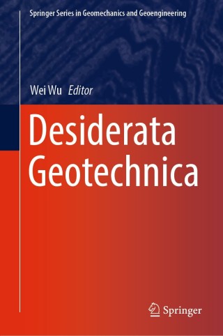 Imagen de portada: Desiderata Geotechnica 9783030149864