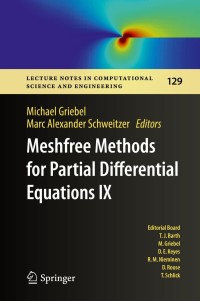 Imagen de portada: Meshfree Methods for Partial Differential Equations IX 9783030151188
