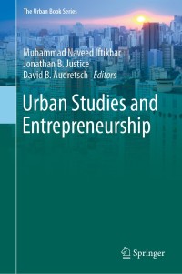 Cover image: Urban Studies and Entrepreneurship 9783030151638