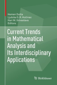 Titelbild: Current Trends in Mathematical Analysis and Its Interdisciplinary Applications 9783030152413