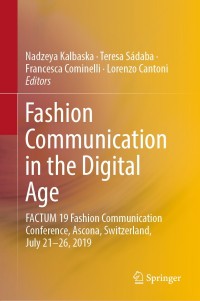 Cover image: Fashion Communication in the Digital Age 9783030154356