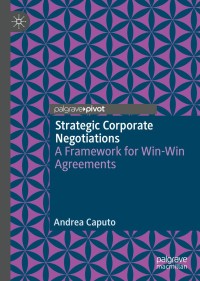 Cover image: Strategic Corporate Negotiations 9783030154783