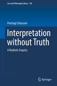 Imagen de portada: Interpretation without Truth 9783030155889