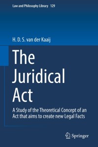 Cover image: The Juridical Act 9783030155919