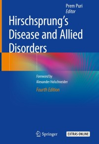 Cover image: Hirschsprung's Disease and Allied Disorders 4th edition 9783030156466